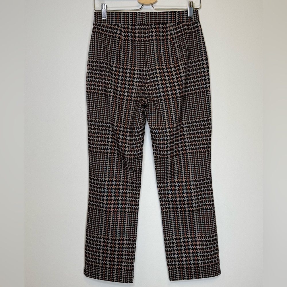 Sanctuary Carnaby Kick Crop Pant Semi High-rise Glen Plaid Women’s Size Medium - Picture 6 of 8